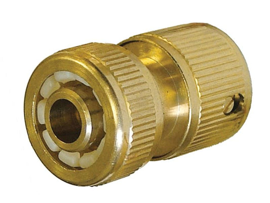 Faithfull Brass Female Hose Connector 12.5mm (1/2in) FAIHOSEFC