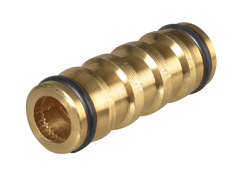 Faithfull Brass 2-Way Hose Coupling 12.5mm (1/2in) FAIHOSEJOIN