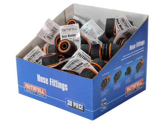 Faithfull Plastic Hose Mender (Box 30) FAIHOSEMEBUL