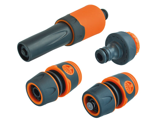 Faithfull Plastic Hose Fittings Starter Kit 1/2in FAIHOSEPLKIT