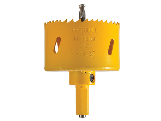 Faithfull Soffit Cutter Holesaw 70mm One Piece FAIHS70SOFIT
