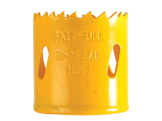 Faithfull Bi-Metal Cobalt Holesaw 41mm Cutting Depth 38mm FAIHSVP41