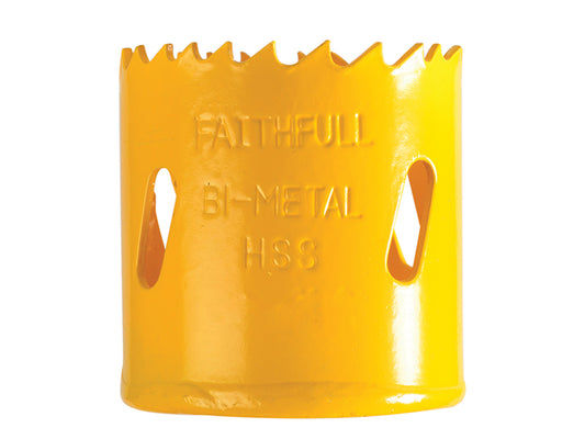 Faithfull Bi-Metal Cobalt Holesaw 44mm Cutting Depth 38mm FAIHSVP44