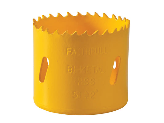 Faithfull Bi-Metal Cobalt Holesaw 51mm Cutting Depth 38mm FAIHSVP51