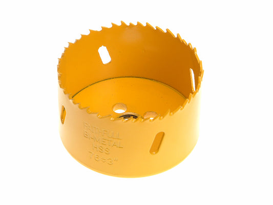Faithfull Bi-Metal Cobalt Holesaw 70mm Cutting Depth 38mm FAIHSVP70
