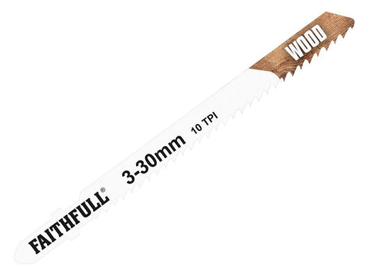 Faithfull Wood Jigsaw Blades Pack of 5 T101B FAIJBT101B