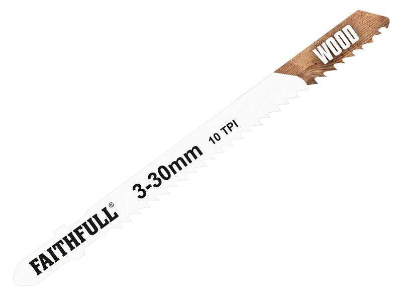 Faithfull Laminate/Wood Jigsaw Blades Pack of 5 T101BR FAIJBT101BR