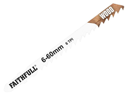 Faithfull Wood Jigsaw Blades Pack of 5 T101DP FAIJBT101DP