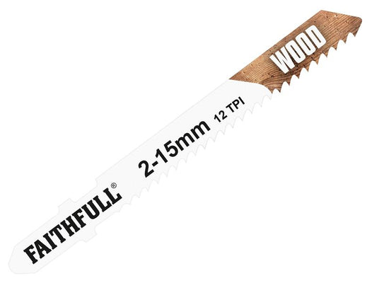 Faithfull Wood Jigsaw Blades Pack of 5 T119B FAIJBT119B