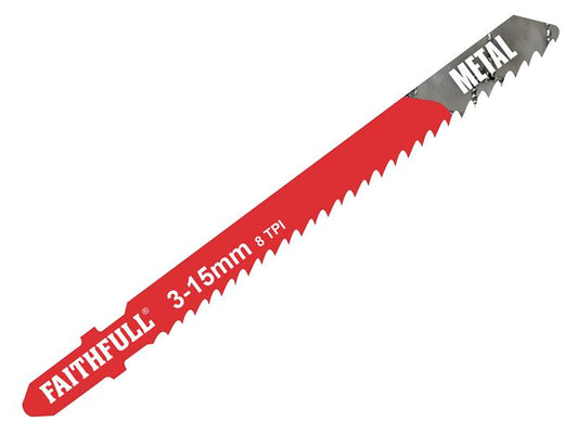 Faithfull Metal Cutting Jigsaw Blades Pack of 5 T127D FAIJBT127D