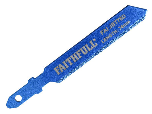 Faithfull Jigsaw Blade Diamond Grit 76mm FAIJBT76D