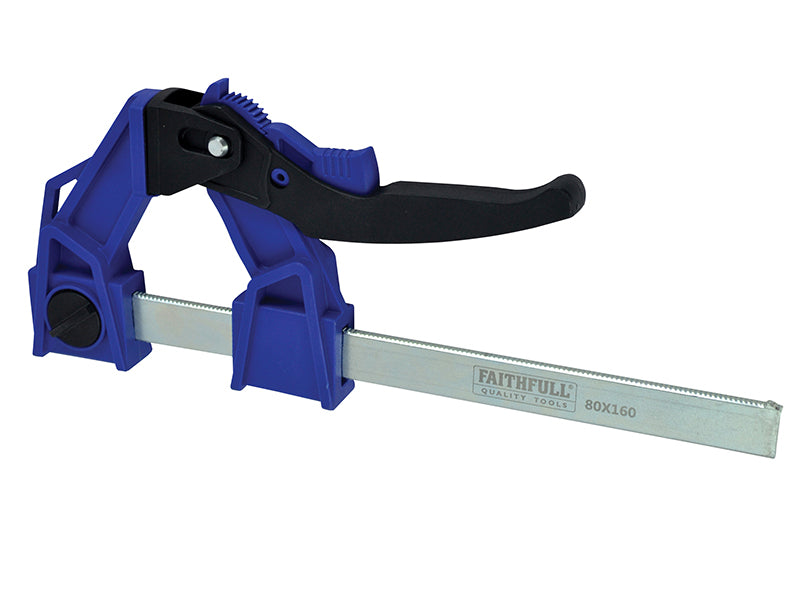 Faithfull Heavy-Duty Lever Clamp Capacity 160mm FAILC160120