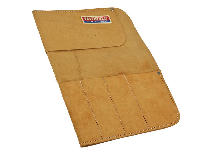 Faithfull Leather Chisel Roll 33 x 47cm FAILCR8