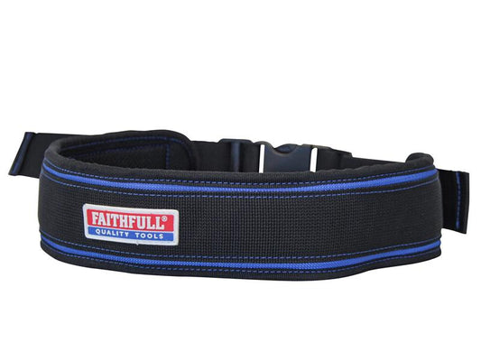 Faithfull Light Padded Waist Belt 2100D Nylon Quick Release Buckle FAILPWBN