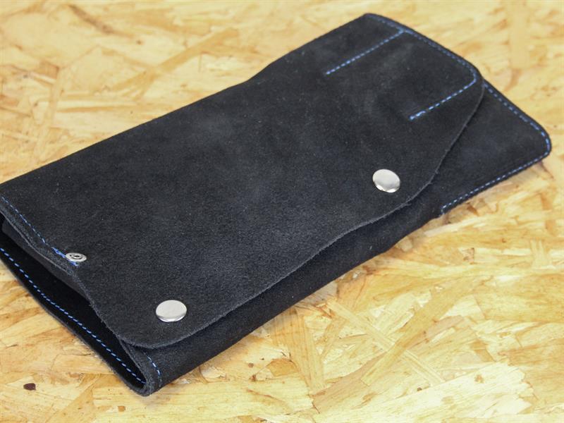 Faithfull 10 Pocket Leather Tool Roll Overall Size 480 x 270mm FAILTR10B