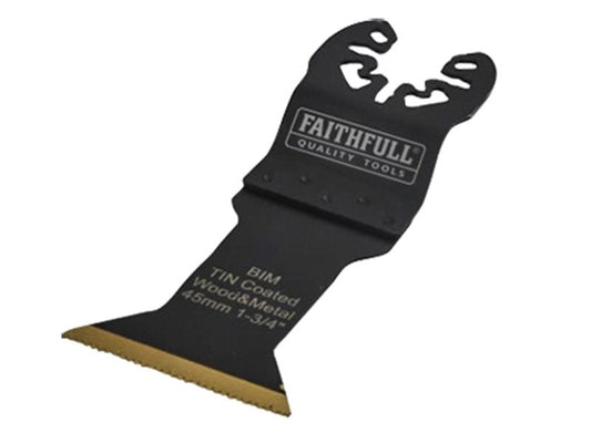 Faithfull Multi-Functional Tool Bi-Metal Flush Cut TiN Coated Blade 45mm FAIMFBM45
