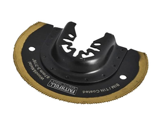 Faithfull Multi-Functional Tool Bi-Metal Radial Saw TiN Coated Blade 87mm FAIMFBM87