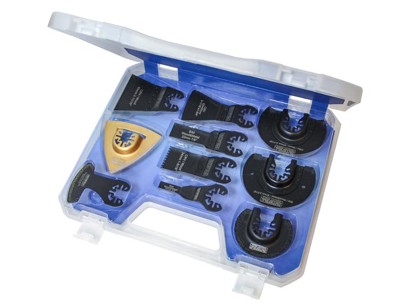 Faithfull Multi-Function Tool Mixed Blade Set 10 Piece FAIMFKIT10
