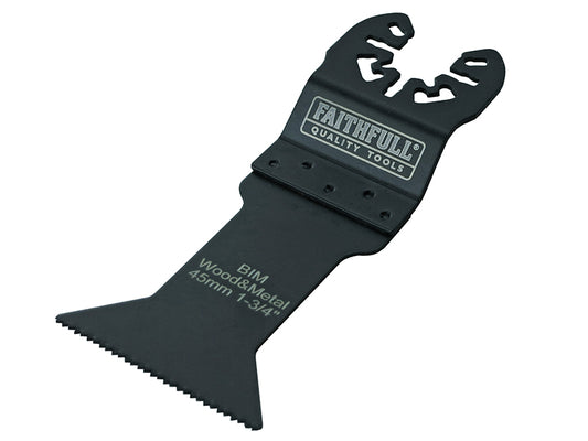 Faithfull Bi-Metal Flush Cut Wood/Metal Blades 44mm (Pack 5) FAIMFWM44B