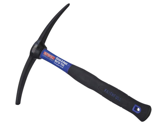 Faithfull Chisel & Point Mortar Pick Fibreglass Shaft 450g (16oz) FAIMPCPFG