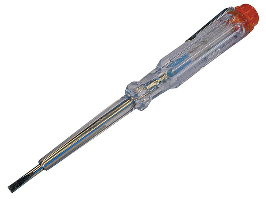 Faithfull Mains Tester 140 x 2.9mm 100-250 Volt FAIMTSC