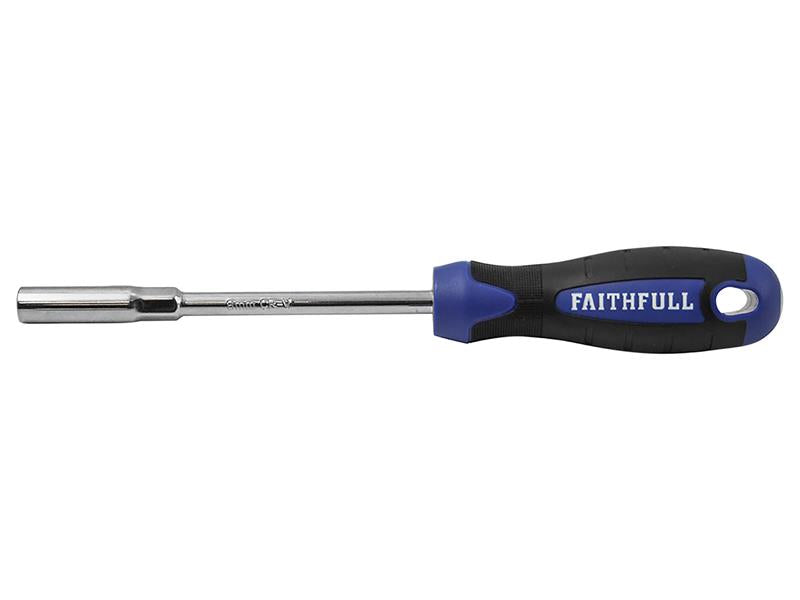 Faithfull Soft Grip Nut Spinner 8mm Hex Shaft Length 125mm FAINS8125