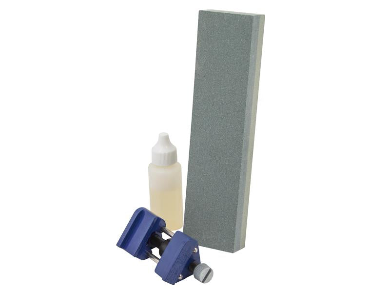 Faithfull Oilstone 200mm & Honing Guide Kit FAIOS8CHG