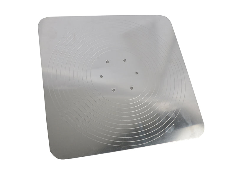 Faithfull Mill Finish Alloy Plasterer's Hawk 300 x 300mm (12 x 12in) FAIPA12