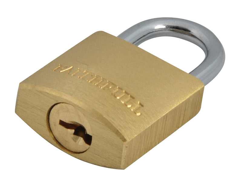Faithfull Brass Padlock 20mm 3 Keys FAIPLB20