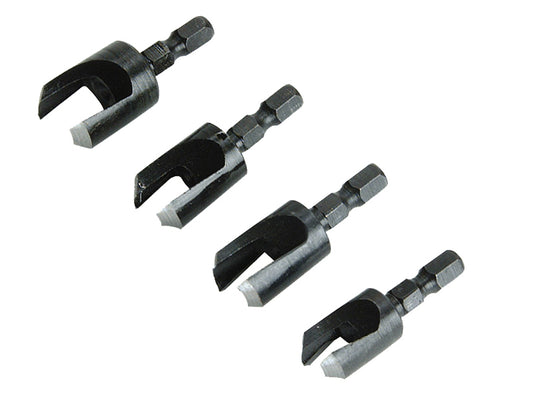 Faithfull Plug Cutter Set of 4 No.6-12 FAIPLUGS4