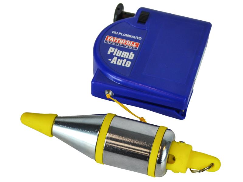 Faithfull Plumb-Auto Automatic Plumb Line 400g (14oz) FAIPLUMBAUTO