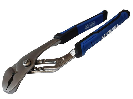 Faithfull Soft Grip Water Pump Pliers 250mm FAIPLWP10N