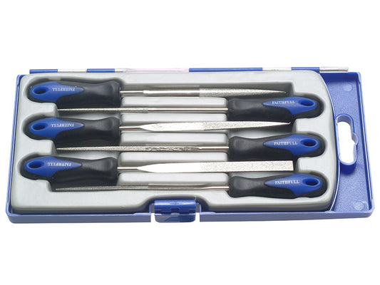 Faithfull Diamond Needle File Set 6 Piece FAIPPDIAMOND