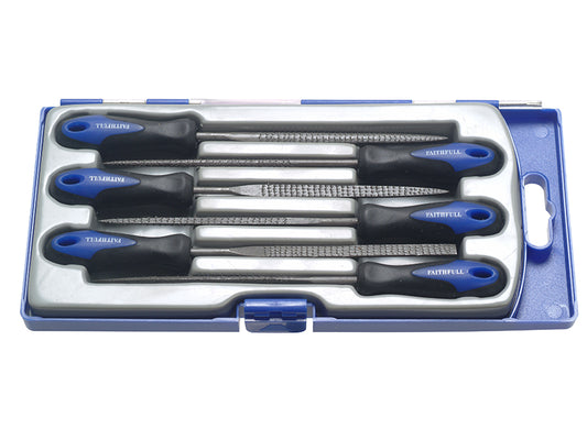 Faithfull Precision Needle Rasp Set 6 Piece FAIPPWRASP