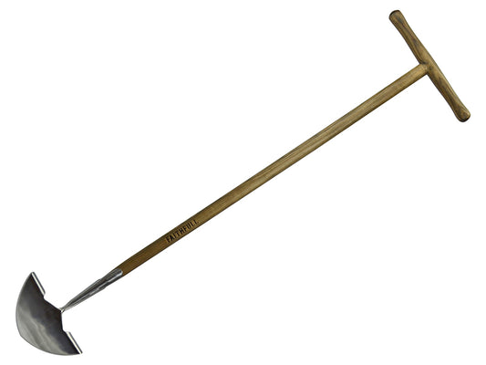 Faithfull Prestige Stainless Steel Edging Iron Ash Handle FAIPRESEISS