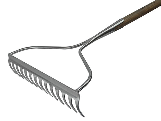 Faithfull Prestige Stainless Steel Garden Rake Ash Handle FAIPRESGRSS