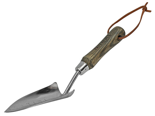Faithfull Prestige Stainless Steel Potting Trowel Ash Handle FAIPRESHPTSS