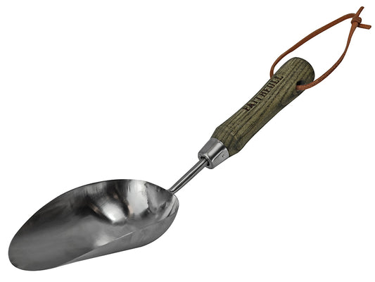 Faithfull Prestige Stainless Steel Hand Scoop Ash Handle FAIPRESHSCOP