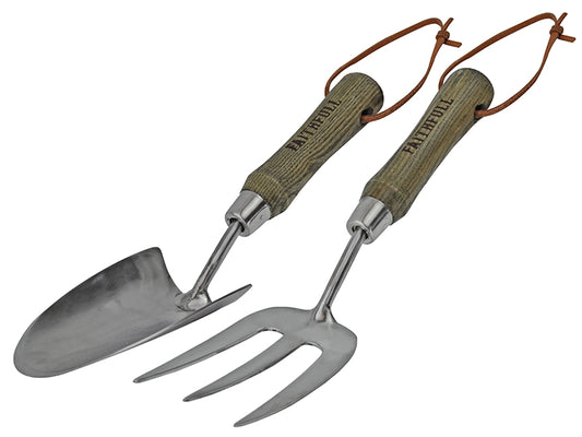 Faithfull Prestige Stainless Steel Hand Tool Set 2 Piece Display Box FAIPRESHTSET