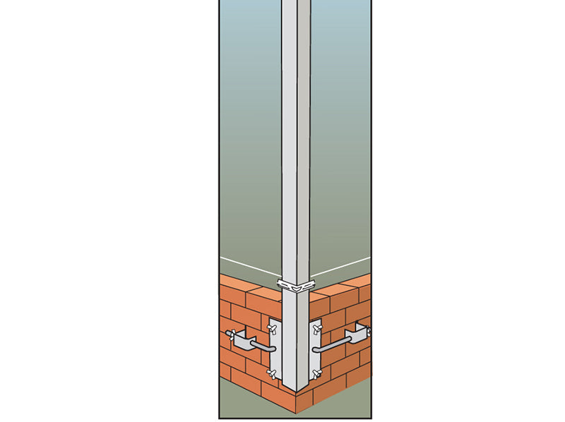 Faithfull External Building Profiles 2m (78in) and Fittings FAIPROEXT