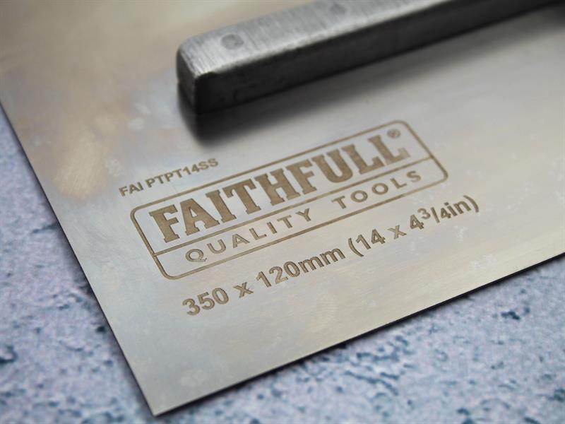 Faithfull Prestige Plastering Trowel 350 x 120mm (14 x 4.3/4in) FAIPTPT14SS