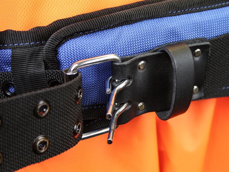 Faithfull Padded Waist Belt 2100D Nylon Heavy Duty Metal Buckle FAIPWBN