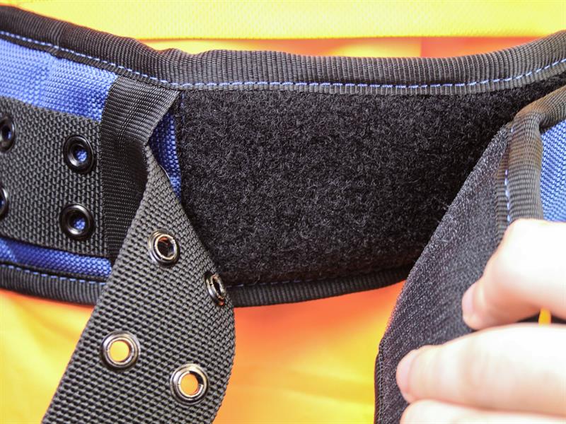 Faithfull Padded Waist Belt 2100D Nylon Heavy Duty Metal Buckle FAIPWBN