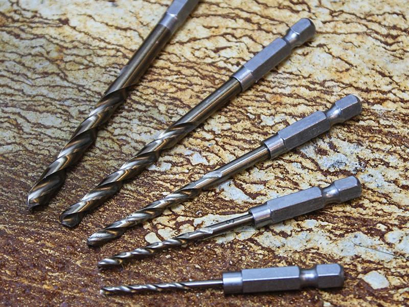 Faithfull HSSE M35 Cobalt Quick-Change Impact Drill Bit Set, 5 Piece FAIQCSET5