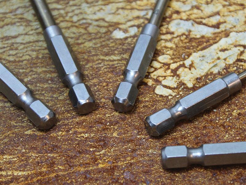 Faithfull HSSE M35 Cobalt Quick-Change Impact Drill Bit Set, 5 Piece FAIQCSET5