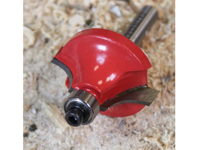 Faithfull Router Bit TCT 9.5mm Rounding Over 1/4in Shank FAIRB111