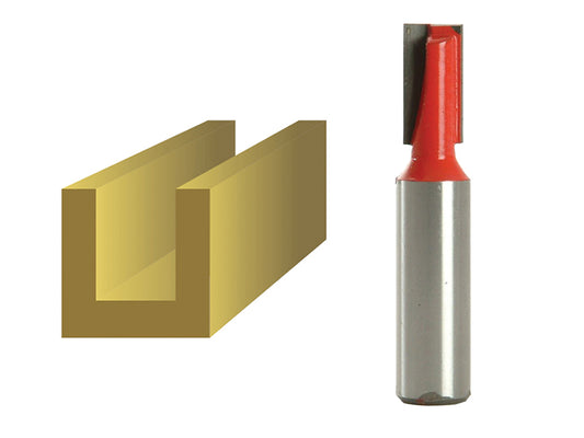 Faithfull Router Bit TCT Two Flute 10.0 x 19mm 1/2in Shank FAIRB220