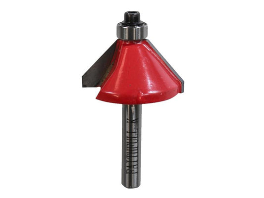 Faithfull Router Bit TCT 45° Chamfer 1/4in Shank FAIRB81