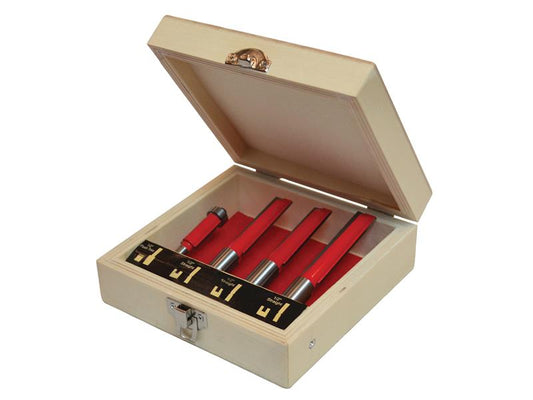 Faithfull Router Bit Set for Worktop Jig, 4 Piece FAIRBSKWJ