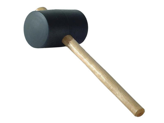 Faithfull Rubber Mallet - Black 567g (20oz) FAIRMB214